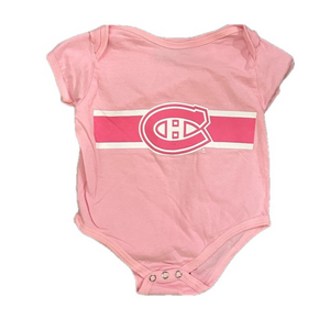 10/20$ REEBOK Montreal Canadiens Pink Bodysuit/Onesie Size 6-9 months